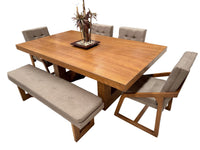 ANTECOMEDOR ANDY 4/S BANCA NOGAL AVELLANA