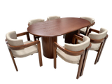 ANTECOMEDOR BOSTON 6/S NOGAL AVELLANA