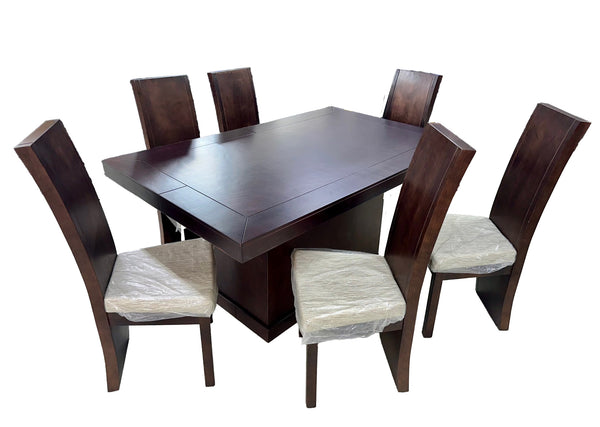 ANTECOMEDOR ASPEN 6/S VINO TAPIZ AVELLANA