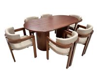 ANTECOMEDOR BOSTON 6/S NOGAL AVELLANA