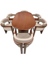 ANTECOMEDOR BOSTON 6/S NOGAL AVELLANA