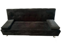 SOFA CAMA MANTUA VELVET NEGRO